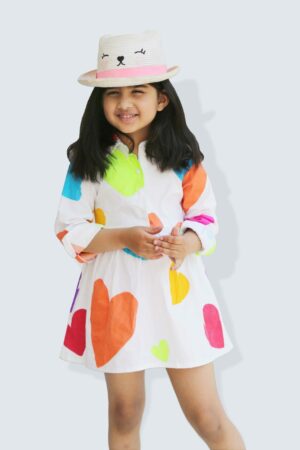 Candy Swirl Shirt Dress - Image 1